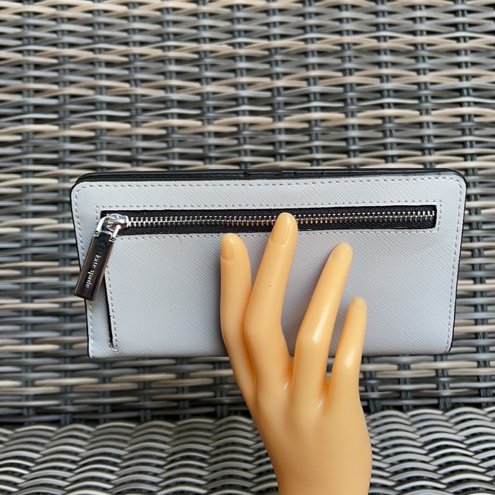 Kate Spade Staci Colorblock Large Slim Bifold Wallet - Picture 6 of 16